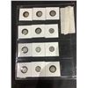 Image 2 : 12 CANADIAN 10 CENT SILVER COINS