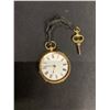 Image 2 : STAMPED FINE 18K GOLD POCKET WATCH (NO GLASS FACE)