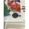 Image 2 : THE GREAT BRITAIN 22K GOLD HALF SOVEREIGN MILLENNIUM COIN FIRST DAY COVER 2000