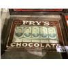 Image 1 : MIRROR BACK FRY'S CHOCOLATE ADVERTISING SIGN