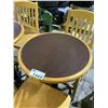 Image 2 : COUNTER HEIGHT TABLE WITH 2 CHAIRS 24 X 42"
