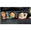 Image 2 : 7 ROYAL DOULTON MUGS : JANE SEYMOUR 6747, ANNE OF CLEVES 6754, CATHERINE HOWARD 6693, HENRY VIII