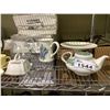 Image 2 : ASSORTED ITEMS INCLUDING; PITCHERS, BUTTER DISH, & OTHER ASSORTED DINNERWARE