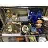 Image 2 : ASSORTED ITEMS INCLUDING; VINTAGE PHOTO FRAMES, LAMPS, SILVER PLATED BRASS DINNERWARE & MORE