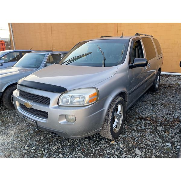 2005 CHEVROLET UPLANDER VERSATRAK AWD, 4DRSW, GREY, GAS, AUTOMATIC, VIN 1GNDX33L15D189706,