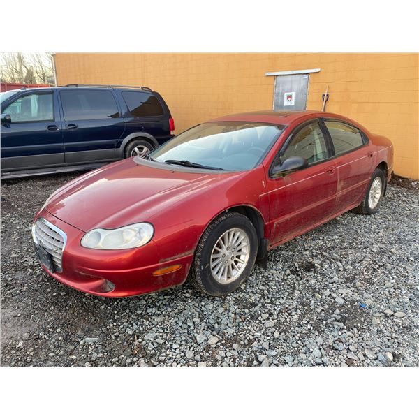 *MUST TOW* 2004 CHRYSLER CONCORDE LX, RED, 4DRSD, GAS, AUTOMATIC, VIN 2C3AD46R24H676445, 89,884KMS,