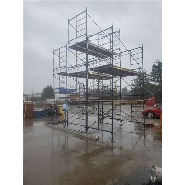 METALTECH PORTABLE SCAFFOLD RACKING (UNASSEMBLED) INCLUDING; CROSS ...