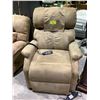 Image 1 : *TESTED WORKING* PRIDE MICROFIBER POWER ASSISTED LIFT ASSISTANCE CHAIR, AND RECLINER