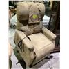 Image 3 : *TESTED WORKING* PRIDE MICROFIBER POWER ASSISTED LIFT ASSISTANCE CHAIR, AND RECLINER