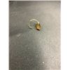 Image 2 : 10K LADIES RING SET WITH TIGERS EYE SIZE 6