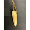 Image 2 : 14K WATCH CHAIN WITH TUSK PENDANT (34.8G)