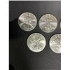 Image 2 : *TAX EXEMPT* 5 USA FINE SILVER 1OZ SILVER DOLLARS