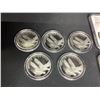 Image 2 : *TAX EXEMPT* 8 FINE SILVER AMERICAN 1/2OZ SILVER $2 COINS