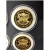 Image 2 : 5 USA COMMEMORATIVE $50 GOLD PLATED COINS