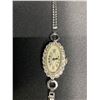 Image 2 : PLATINUM LADIES WRISTWATCH SET WITH DIAMONDS (14.6G)