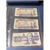 Image 2 : ALBUM OF VINTAGE CANADIAN $10 BANKNOTES