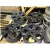 Image 1 : SET OF 4 BMW ALUMINUM RIMS 5 BOLT PATTERN WITH TIRE PRESSURE SENSORS