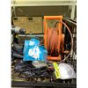 Image 2 : ASSORTED TOOLS; MASTERCRAFT DRILL, BLACK AND DECKER GENERAL DUTY DRILL, RECHARGEABLE LANTERN,