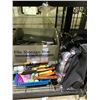 Image 2 : ASSORTED PAINTBRUSHES, TOOLS ROLLERS AND BACKPACK