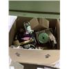 Image 2 : DEWALT RADIAL ARM SAW WITH BOX OF ASSORTED SHOP SUPPLIES