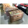 Image 1 : 2 CHESTS WITH ASSORTED DECOR CONTENTS