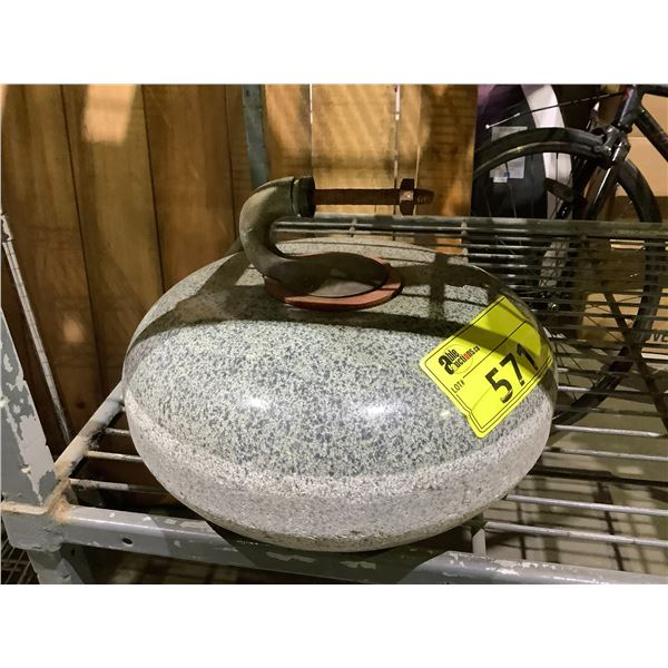 VINTAGE CURLING STONE