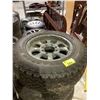 Image 2 : 4 GENERAL GRABBER-AT2 LT 275/70R 18 TIRES ON 8 BOLT RIMS