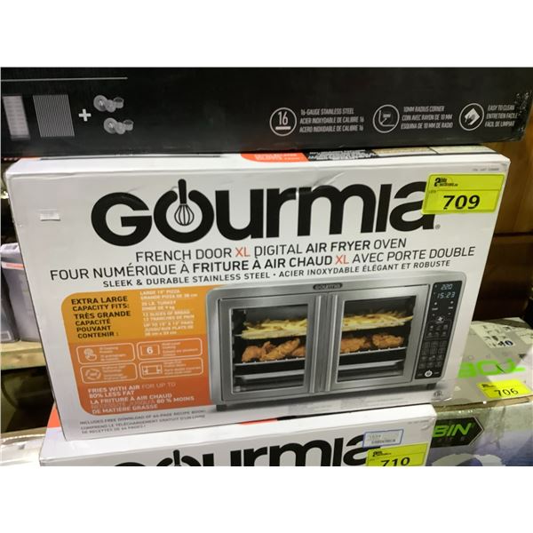 GOURMIA  FRENCH DOOR XL DIGITAL AIR FRYER OVEN