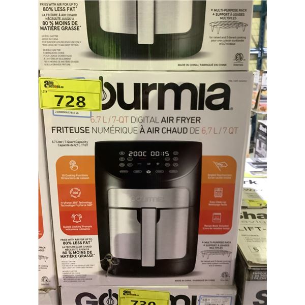 GOURMIA 7QT DIGITAL AIR FRYER