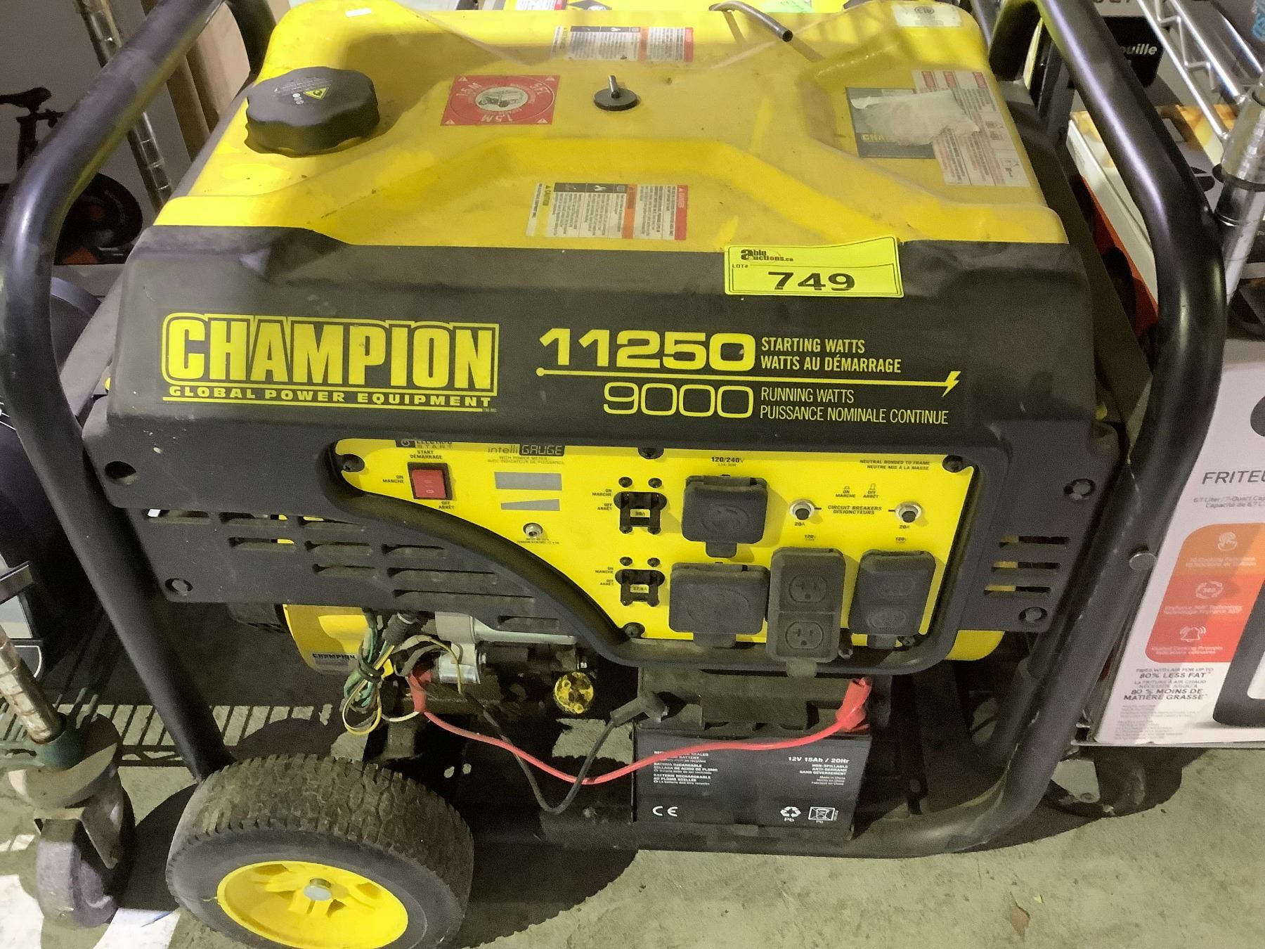 CHAMPION 11250 WATTS GAS GENERATOR champion-11250-watts-gas-generator