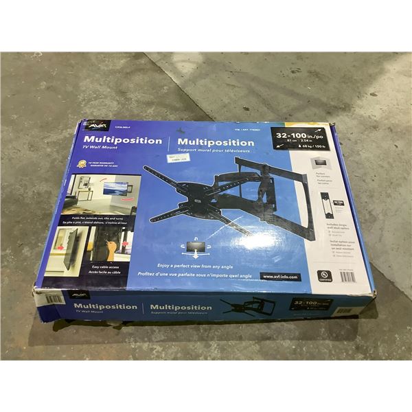 AVF MULTIPOSITION TV WALL MOUNT 32-100"