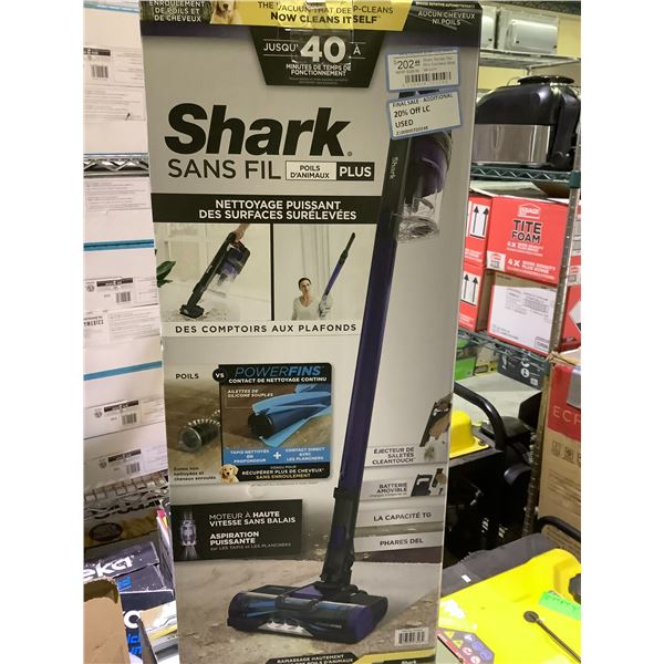 SHARK CORDLESS PET PLUS VACUUM