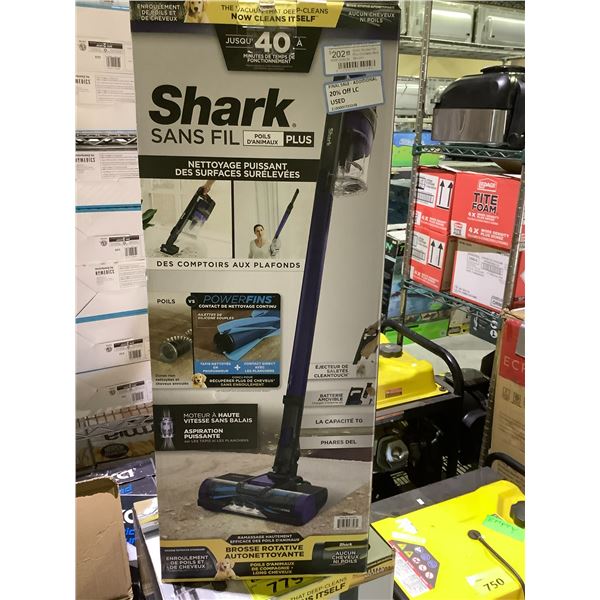 SHARK CORDLESS PET PLUS VACUUM