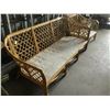Image 2 : 2 PIECE WICKER PATIO SET (NO CUSHIONS)