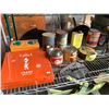 Image 2 : ASSORTED ITEMS INCLUDING; VINTAGE TINS, LUBE TUBE, SNOWMOBILE LUBRICANT & MORE