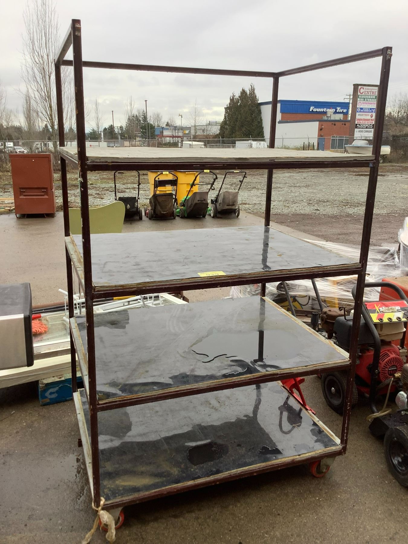 4 TIER ROLLING RACK - Able Auctions