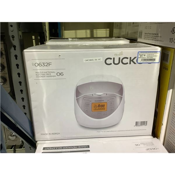 CUCKOO MULTI FUNCTIONAL ELECTRIC RICE COOKER MODEL 0632F