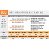 Image 1 : RED GEMSTONE 82D LAD 83J
