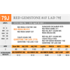 Image 1 : RED GEMSTONE 81F LAD 79J