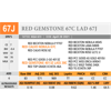 Image 1 : RED GEMSTONE 67C LAD 67J