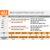 Image 1 : RED GEMSTONE 82D LAD 42J