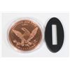 Image 2 : 1-OZ FINE COPPER GIGANOTOSAURUS ROUND
