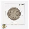 Image 1 : 1917 CANADA 50CENT G-VG (G-6) 92.5% SILVER
