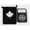 Image 1 : 1965 CANADA SILVER DOLLAR,COMES IN RECTANGULAR