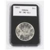 Image 1 : 1965 CANADA SILVER DOLLAR,COMES IN RECTANGULAR