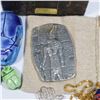 Image 2 : 3-OZ HAND POURED SILVER RELIC BAR -HORUS-