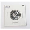 Image 1 : 1963 CANADA 25-CENT PROOF LIKE 80% SILVER