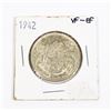 Image 1 : 1942 CANADA 50-CENT VF-EF (VF-30) 80% SILVER