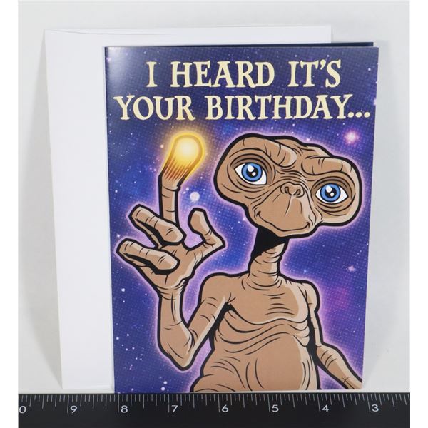 E.T. BIRTHDAY CARD