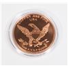 Image 2 : 1-OZ COPPER MEDICAL SERVICES ROUND